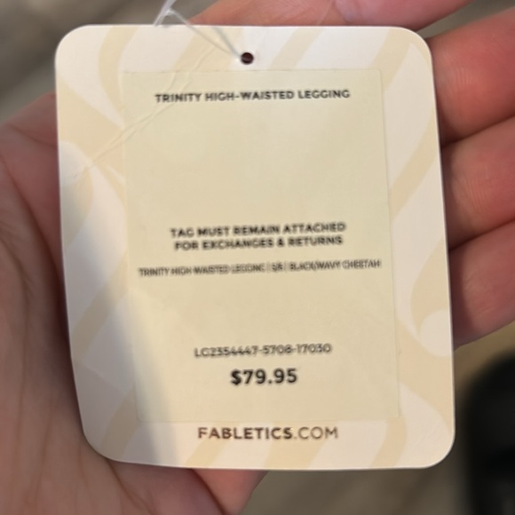 Fabletics Trinity High Waisted Legging with Leopard Detail - Picture 6 of 6